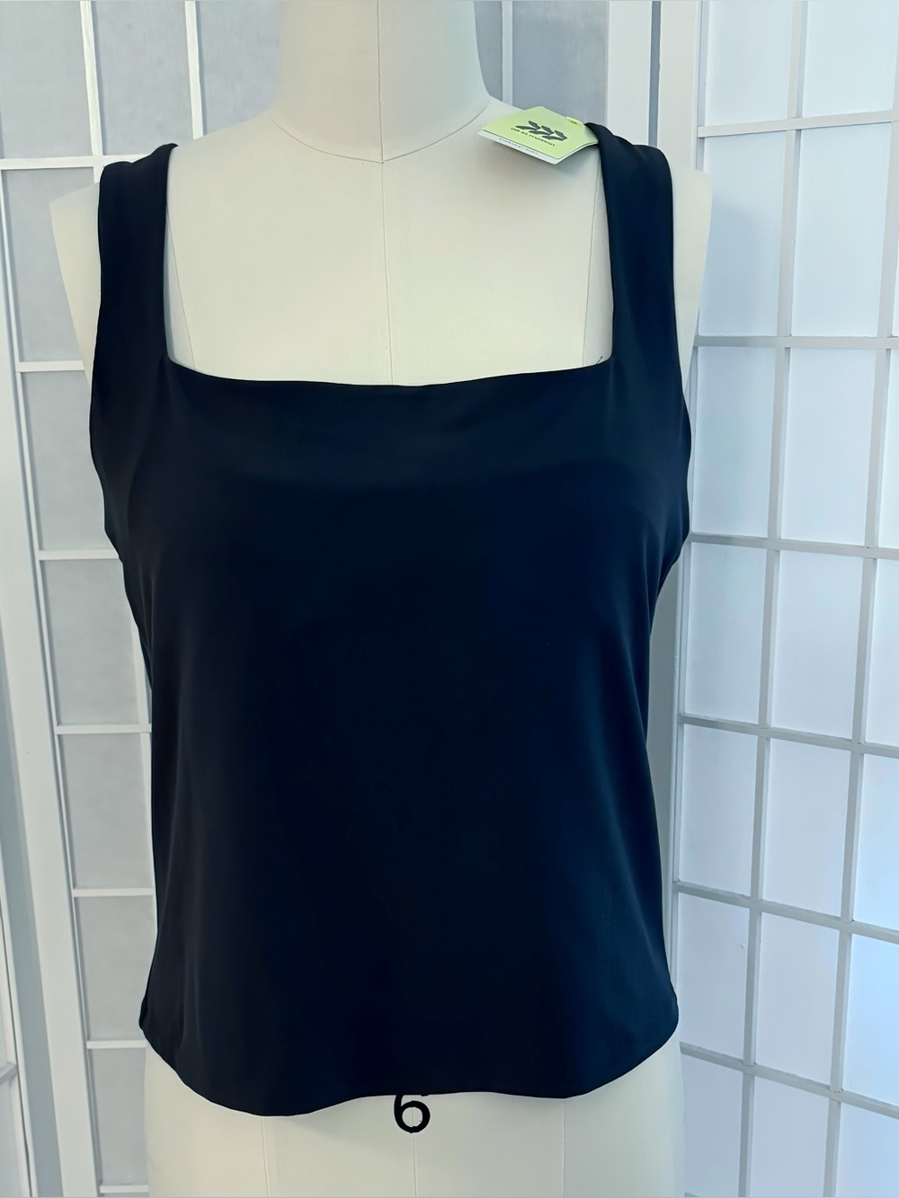 all in motion Navy Square Neck Performance Tank - Picture 7 of 7
